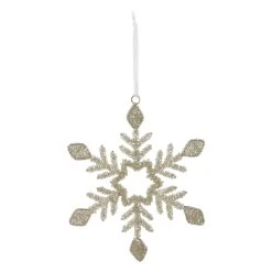 Outlet 😍 Assorted 5.5'' Beaded Snowflake Christmas Ornament by Ashland® 😀 -Ashland Shop 10698500 2