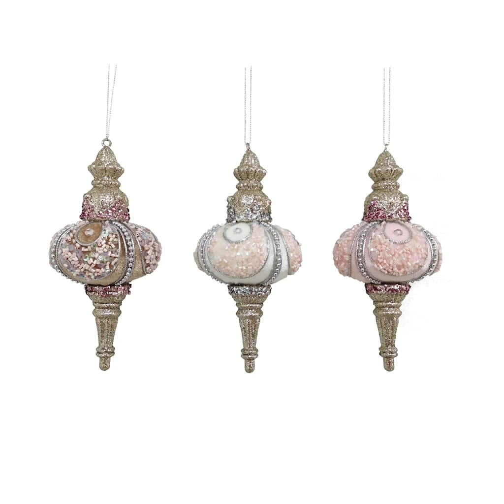 Best Pirce ✔️ Assorted Velvet Finial Ornament by Ashland® 😍 3 Best Pirce ✔️ Assorted Velvet Finial Ornament by Ashland® 😍