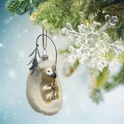 Hot Sale 🔥 White Glass Hedgehog Ornament by Ashland® 💯 -Ashland Shop 10698525 2