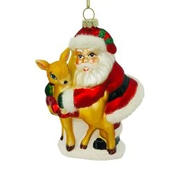 Best reviews of ❤️ Santa with Deer Ornament by Ashland® 😍 -Ashland Shop 10698543 2