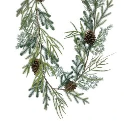 Best Sale 🤩 6ft. Pinecone & Pine Mix Outdoor Garland by Ashland® 👏