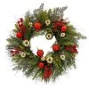 Outlet ❤️ 22" Pine, Ornaments & Berries Outdoor Wreath by Ashland® 🤩 -Ashland Shop 10698655 1