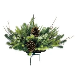 Best Pirce ⌛ 18" Pine & Pinecone Mix Outdoor Planter by Ashland® ⭐