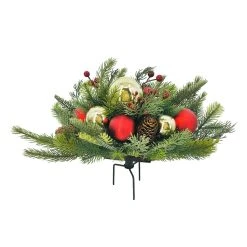 Best reviews of ✨ 18" Pine, Berry & Ornaments Outdoor Planter by Ashland® ⌛