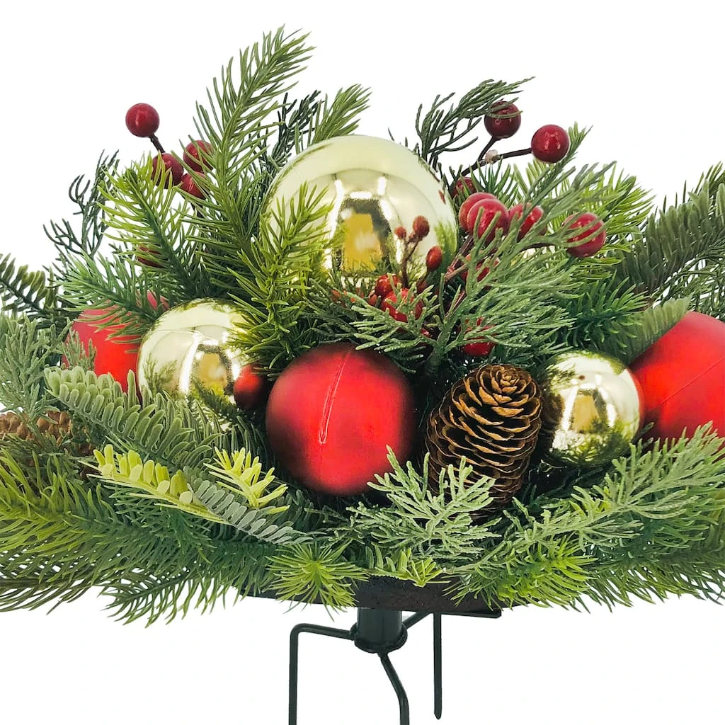 Best reviews of ✨ 18" Pine, Berry & Ornaments Outdoor Planter by Ashland® ⌛ 4 Best reviews of ✨ 18" Pine, Berry & Ornaments Outdoor Planter by Ashland® ⌛ - Image 2