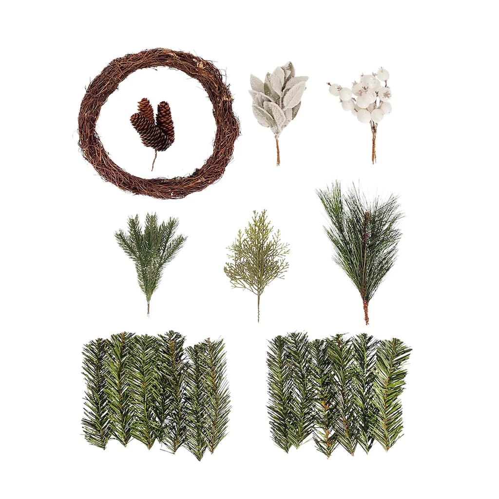 Budget 🛒 DIY White Berry, Pine Leaf & Pinecone Wreath Kit by Ashland® 😍 4 Budget 🛒 DIY White Berry, Pine Leaf & Pinecone Wreath Kit by Ashland® 😍 - Image 2