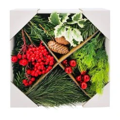 Cheapest 🤩 DIY Red Ornament, Pinecone & Berry Wreath Kit by Ashland® 🎁