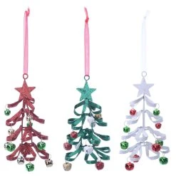Coupon 🥰 Assorted 2.5'' Tree with Bells Collectible Metal Ornament by Ashland® ❤️