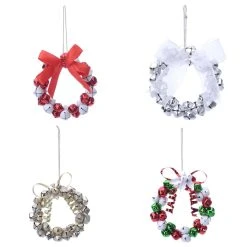 Top 10 ✨ Assorted 4'' Wreath with Bells Collectible Ornament by Ashland® 🔥