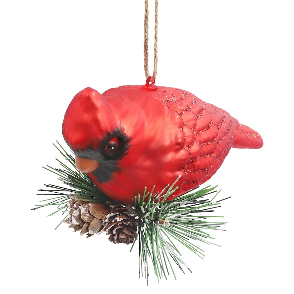 New 🌟 Glass Red Cardinal Ornament by Ashland® Christmas 🥰 4 New 🌟 Glass Red Cardinal Ornament by Ashland® Christmas 🥰 - Image 2