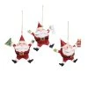 New 😉 Assorted Glitter Santa Ornament by Ashland® 🎉 -Ashland Shop 10698793 1