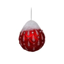 Discount ✔️ Glitter & Feather Glass Ball Ornament by Ashland® 🎁