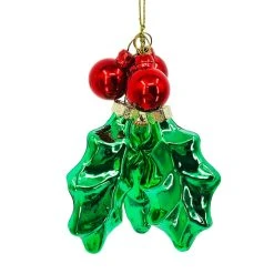 Best reviews of 👏 Holly Leaf Glass Ornament by Ashland® 🥰 -Ashland Shop 10698820 2