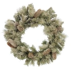 Best deal ❤️ 22" Flocked Pine & Pinecone Wreath by Ashland® Christmas ❤️
