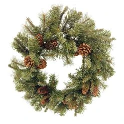 Wholesale ✨ 22" Pine & Pinecone Wreath by Ashland® 🌟 Christmas 🔔