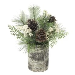 Budget 🔥 11.5" Pine, Berry & Snow Arrangement by Ashland® 😉
