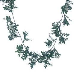 Best Pirce 🔔 5ft. Mistletoe With Cream Berries Coiled Garland by Ashland® 🧨