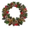 Cheap ✨ 22" Red Berry, Pinecone & Cinnamon Stick Wreath by Ashland® ✔️ -Ashland Shop 10698922 1