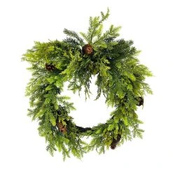 Cheapest 💯 24" Cedar & Pinecone Wreath by Ashland® 🌟