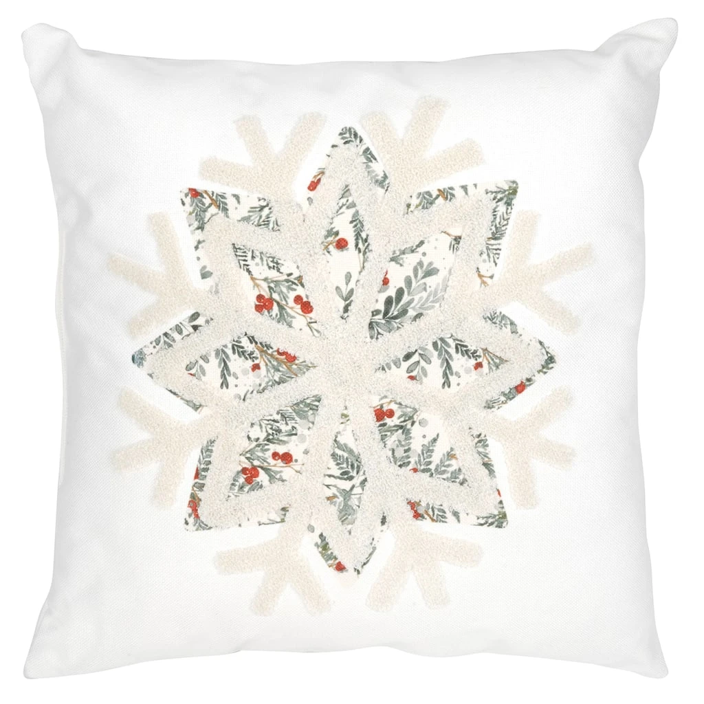 Deals 🎉 Snowflake Pillow by Ashland® 👍 3 Deals 🎉 Snowflake Pillow by Ashland® 👍