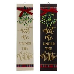 Brand new 🎉 Assorted 24'' Meet Me Mistletoe Wall Sign by Ashland® 🛒