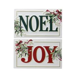 Discount 😀 Assorted 20" Noel & Joy Wall Sign by Ashland® 🛒