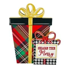 Deals ✨ 8'' Merry Gift Box Shaped Tabletop Décor by Ashland® ⭐