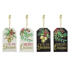 Wholesale 💯 Assorted 8" Christmas Tag Wall Décor by Ashland® ✨