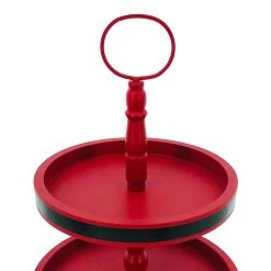 Budget ❤️ 14'' Red 2-Tier Tray Tabletop Décor by Ashland® 👍 7 Budget ❤️ 14'' Red 2-Tier Tray Tabletop Décor by Ashland® 👍 -Ashland Shop 10698995 3