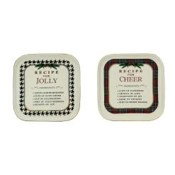 Best deal ⌛ Assorted 8'' Ceramic Recipe Plate Tabletop Décor by Ashland® ⌛