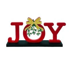 Discount 🧨 11.6'' Joy with Mistletoe Tabletop Sign by Ashland® ⭐