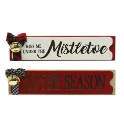 Buy ⌛ Assorted 11" Mistletoe & Tis The Season Tabletop Sign by Ashland® 🧨