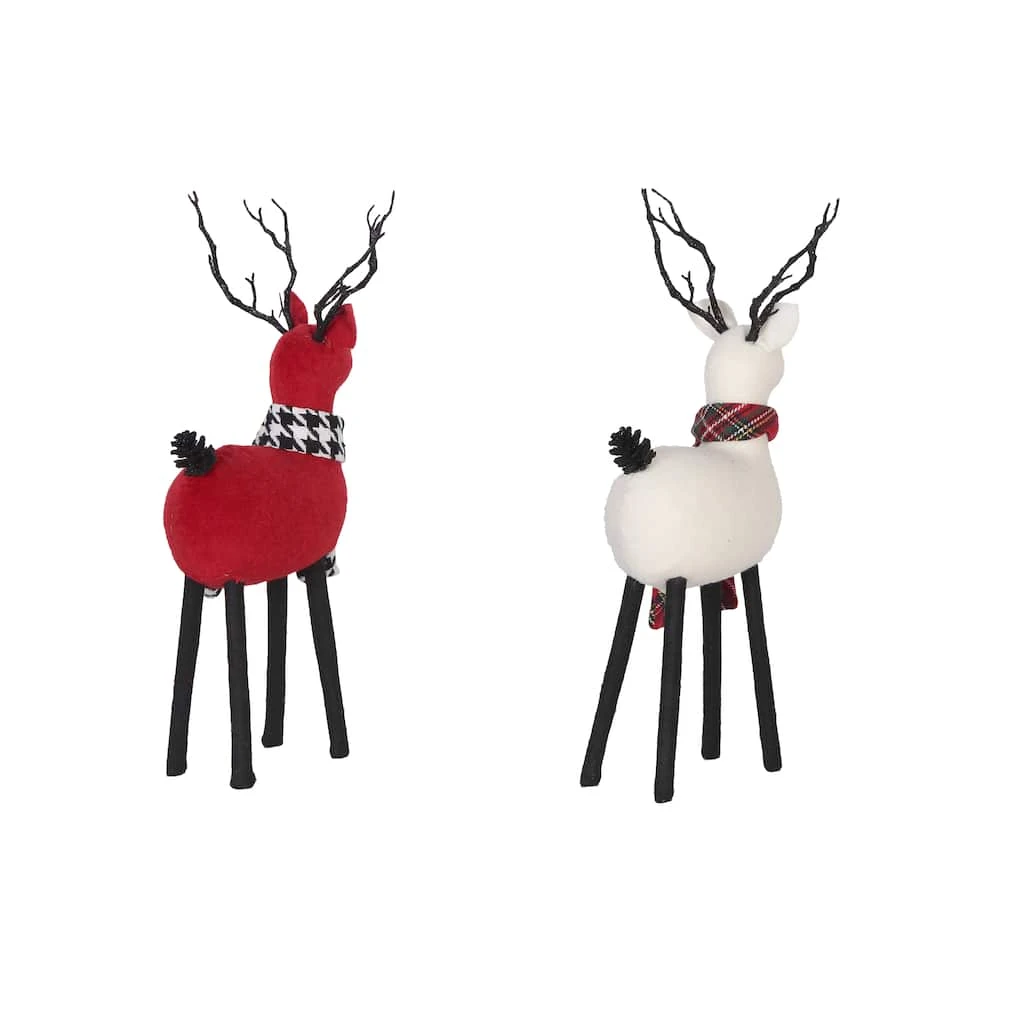 Hot Sale ⭐ Assorted 18" Deer with Scarf Tabletop Accent by Ashland® 🔔 4 Hot Sale ⭐ Assorted 18" Deer with Scarf Tabletop Accent by Ashland® 🔔 - Image 2