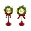 Budget 👍 Assorted 10.8'' Wreath on Stand Tabletop Décor by Ashland® 🧨 -Ashland Shop 10699023 1
