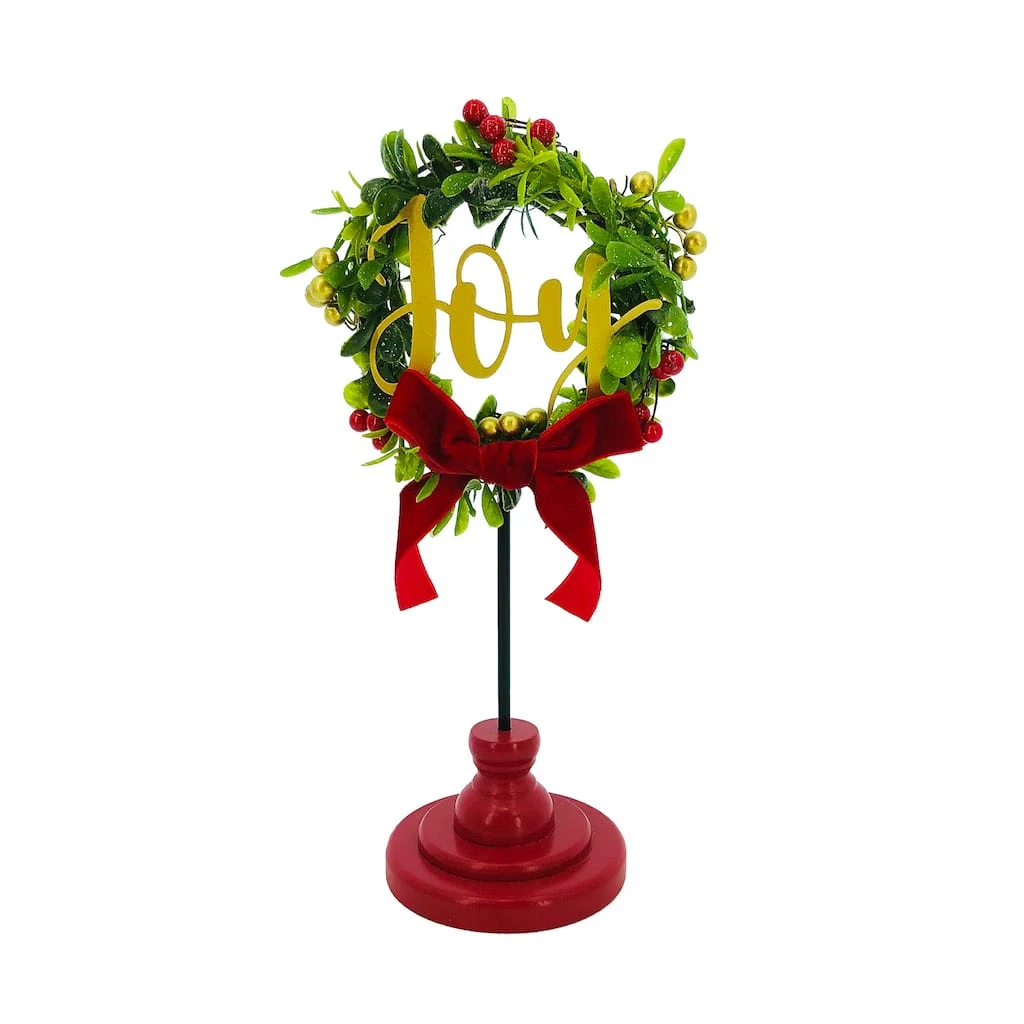 Budget ๐ Assorted 10.8'' Wreath on Stand Tabletop Décor by Ashland® ๐งจ 4 Budget ๐ Assorted 10.8'' Wreath on Stand Tabletop Décor by Ashland® ๐งจ - Image 2
