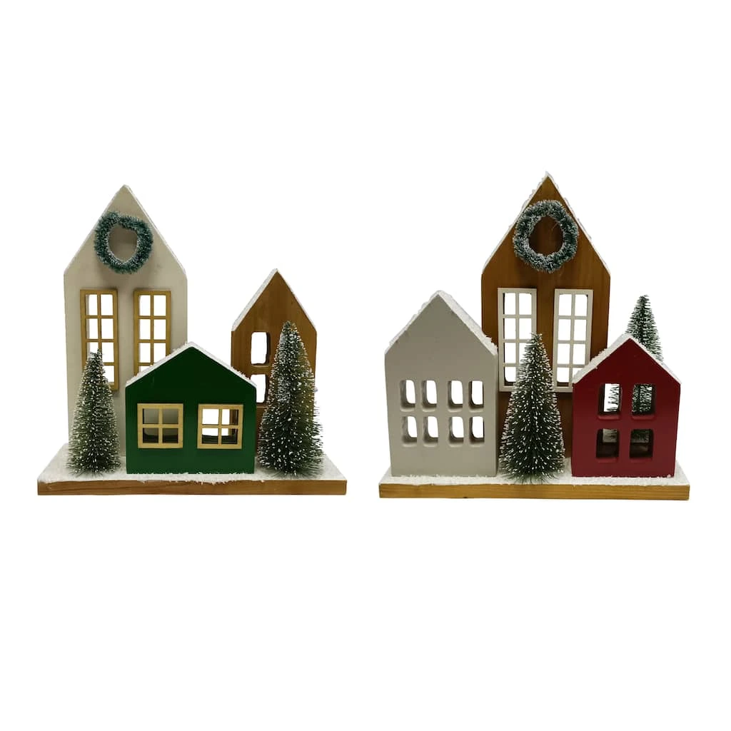 Flash Sale 😉 Assorted 9.5" 💯 Christmas Cottage House by Ashland® ⭐ 3 Flash Sale 😉 Assorted 9.5" 💯 Christmas Cottage House by Ashland® ⭐