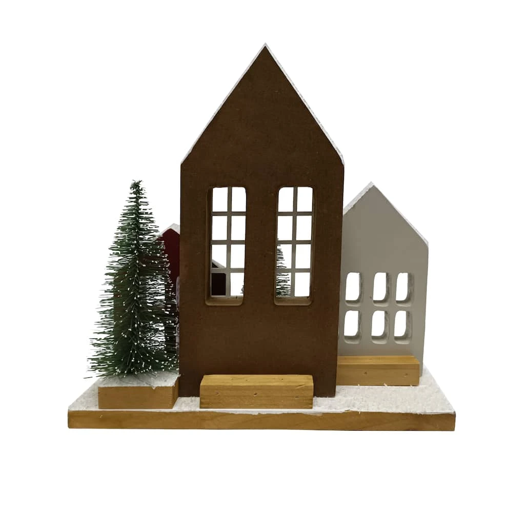 Flash Sale 😉 Assorted 9.5" 💯 Christmas Cottage House by Ashland® ⭐ 4 Flash Sale 😉 Assorted 9.5" 💯 Christmas Cottage House by Ashland® ⭐ - Image 2