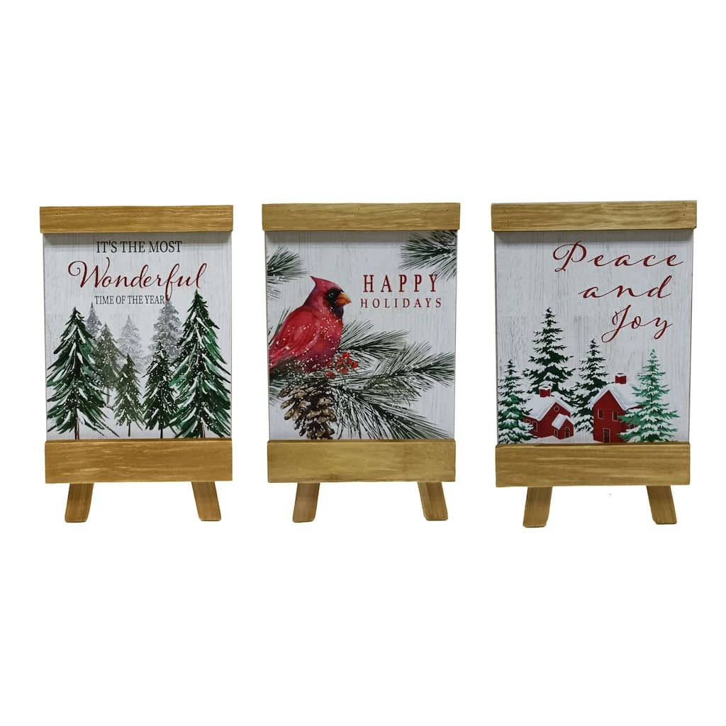 Cheap ❤️ Assorted 8" Christmas Tabletop Easel by Ashland® 💯 3 Cheap ❤️ Assorted 8" Christmas Tabletop Easel by Ashland® 💯