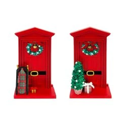 Best deal 🤩 Assorted 12.4'' Door with Santa Belt Tabletop Décor by Ashland® ✔️