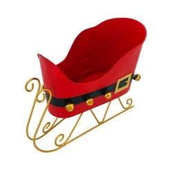 Best reviews of ✔️ 12.75'' Sleigh with Santa Belt Tabletop Décor by Ashland® 🛒