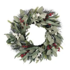 Cheap 👍 24" Eucalyptus & Berries Wreath by Ashland® ⌛