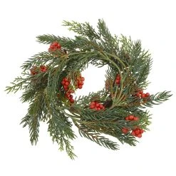 Buy 🌟 5ft. Pine Leaf Coil Garland with Berries by Ashland® ✨