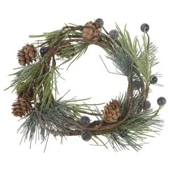 Brand new ❤️ 5ft. Pine Needle Pinecone Berry Coiled Garland by Ashland® 🧨