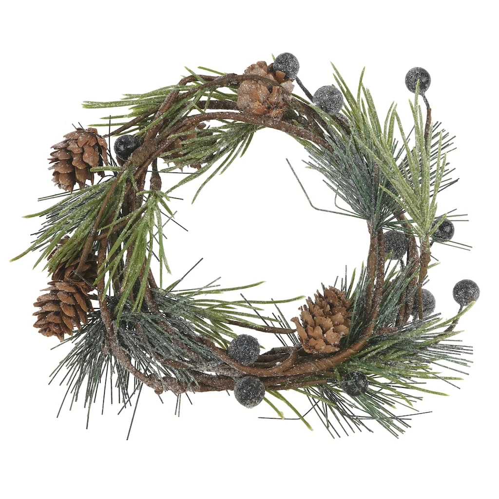 Brand new ❤️ 5ft. Pine Needle Pinecone Berry Coiled Garland by Ashland® 🧨 3 Brand new ❤️ 5ft. Pine Needle Pinecone Berry Coiled Garland by Ashland® 🧨
