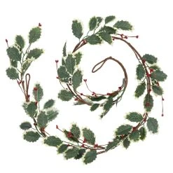 Flash Sale ⌛ 5ft. Holly Berry Coiled Garland by Ashland® ❤️