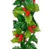 Outlet 🛒 6ft. Red Glitter Holly Berry Chain Garland by Ashland® 🛒 -Ashland Shop 10699061 1