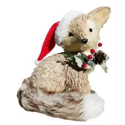 Hot Sale ✨ 9" Fox Accent with Santa Hat by Ashland® ✔️