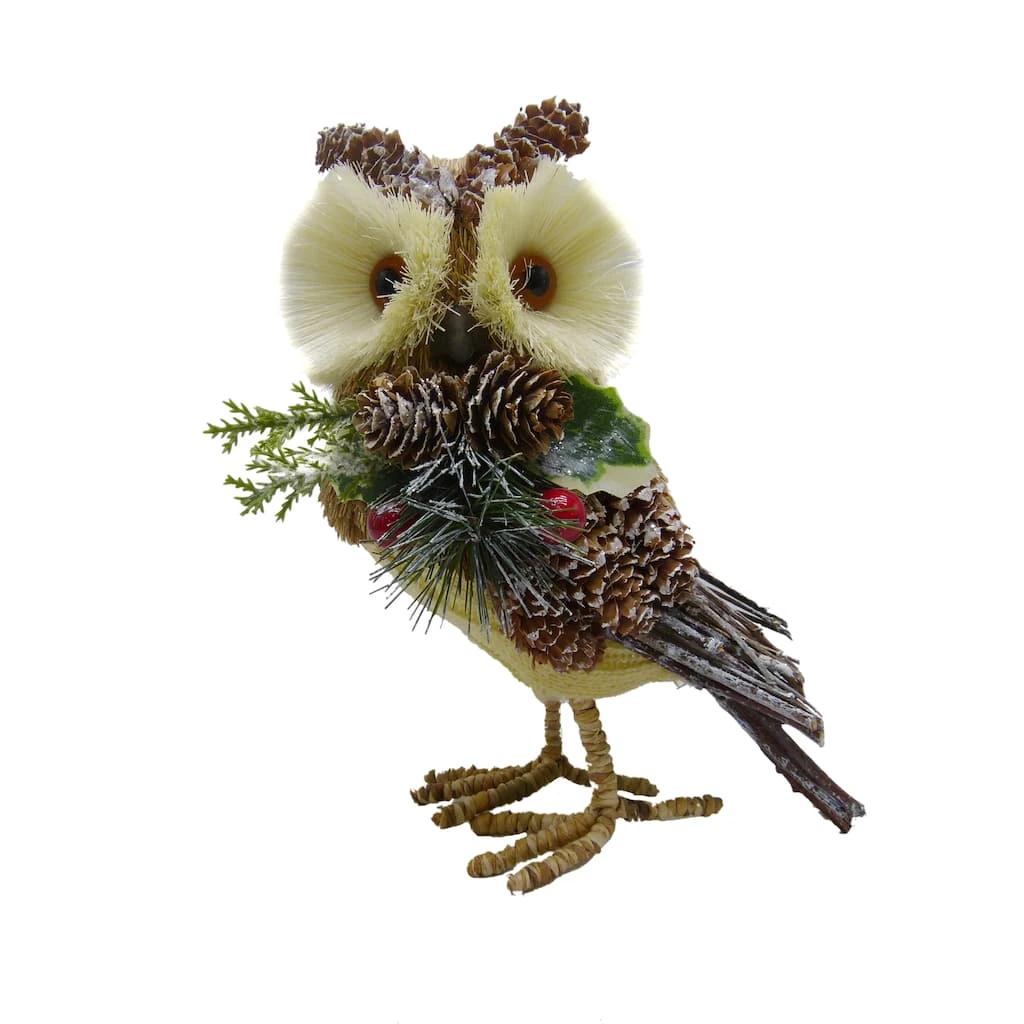 Promo π 8" Brown Christmas Owl Accent by Ashland® π 3 Promo π 8" Brown Christmas Owl Accent by Ashland® π