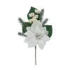 Cheap 🧨 White Poinsettia & Berry Pick by Ashland® 🔔 -Ashland Shop 10699095 1