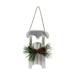 Promo 💯 Assorted Metal Sled Ornament by Ashland® 😀 -Ashland Shop 10699176 4